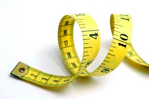 Imperial to metric conversion chart - from inches to centimetres 